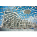 Prefab Space Frame Glass Hall Steel Structure Glass Dome Roof Supplier